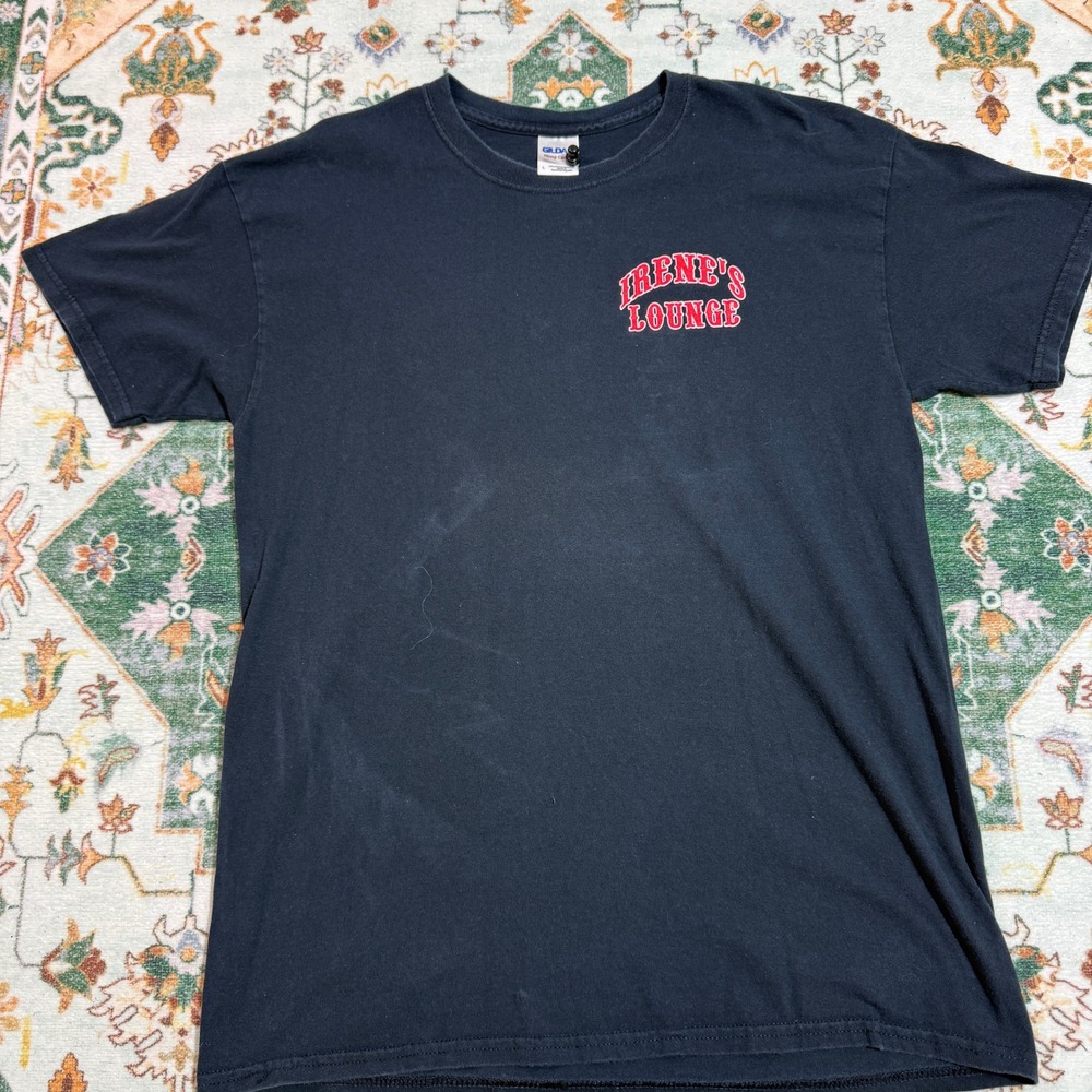 Gildan Mens Large Black Irene's Roadhouse Florida Graphic T Shirt Tee - Picture 2 of 5